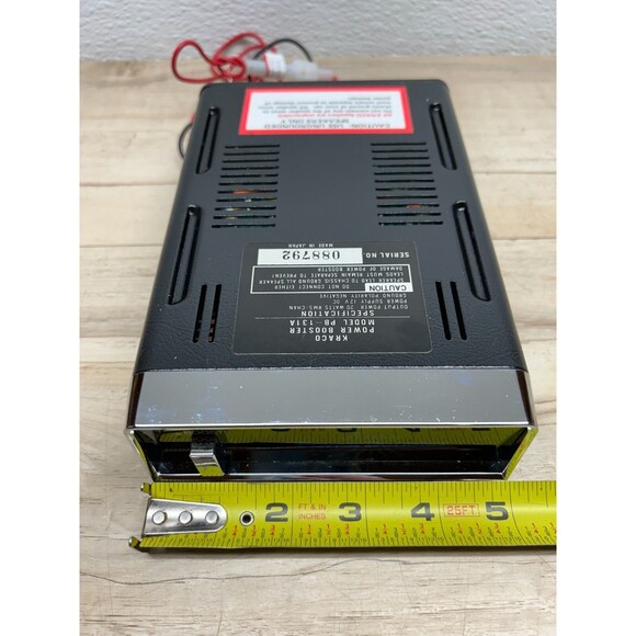 Vtg Kraco 40 Watt Car Stereo Power Booster 12V Model PB-131A NOS Made In Japan - Picture 12 of 16